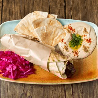 Beef Kebab Wrap Combo