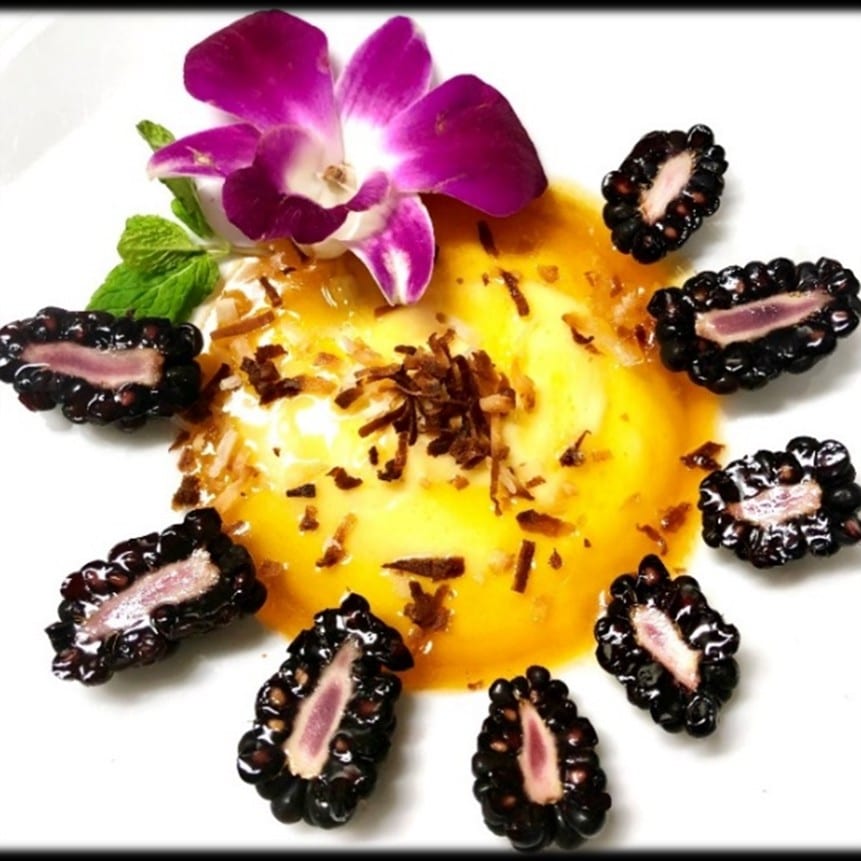 Passion Fruit Mousse.