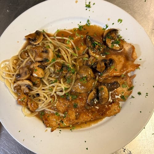 Chicken Marsala.