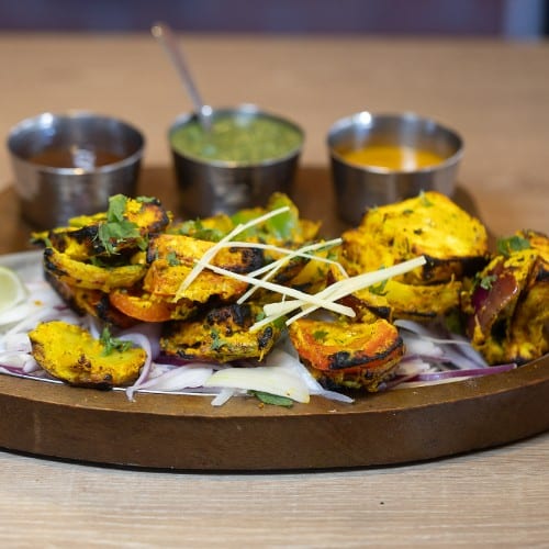 Tandoor Paneer Tikka.