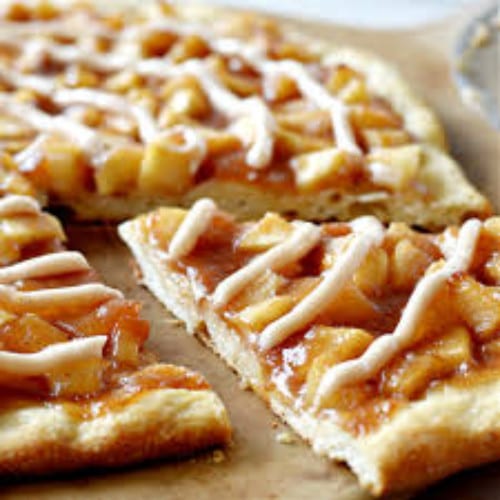 Apple Cinnamon Pizza.