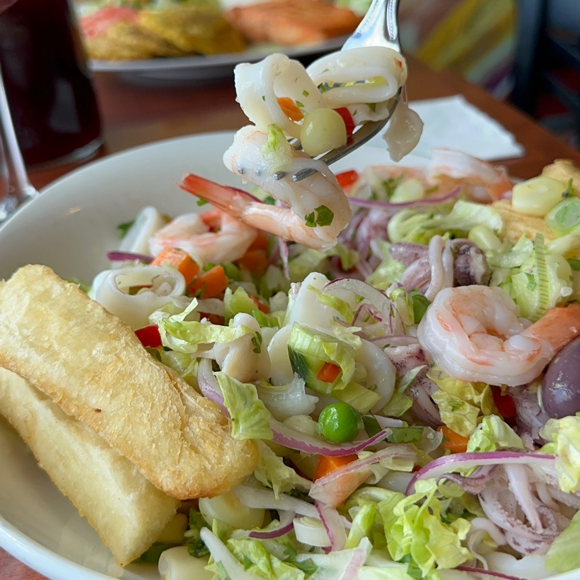 Ensalada De Mariscos.