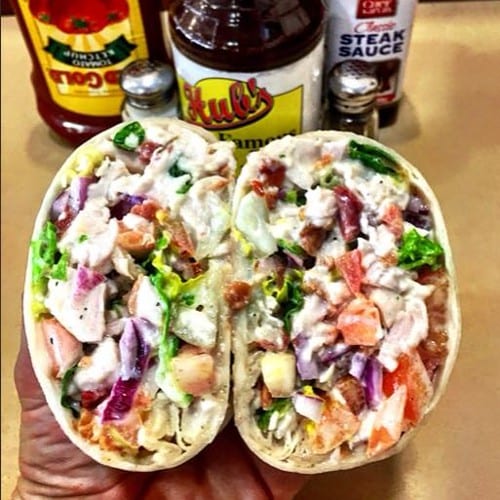 Chicken Bacon Ranch Wrap.