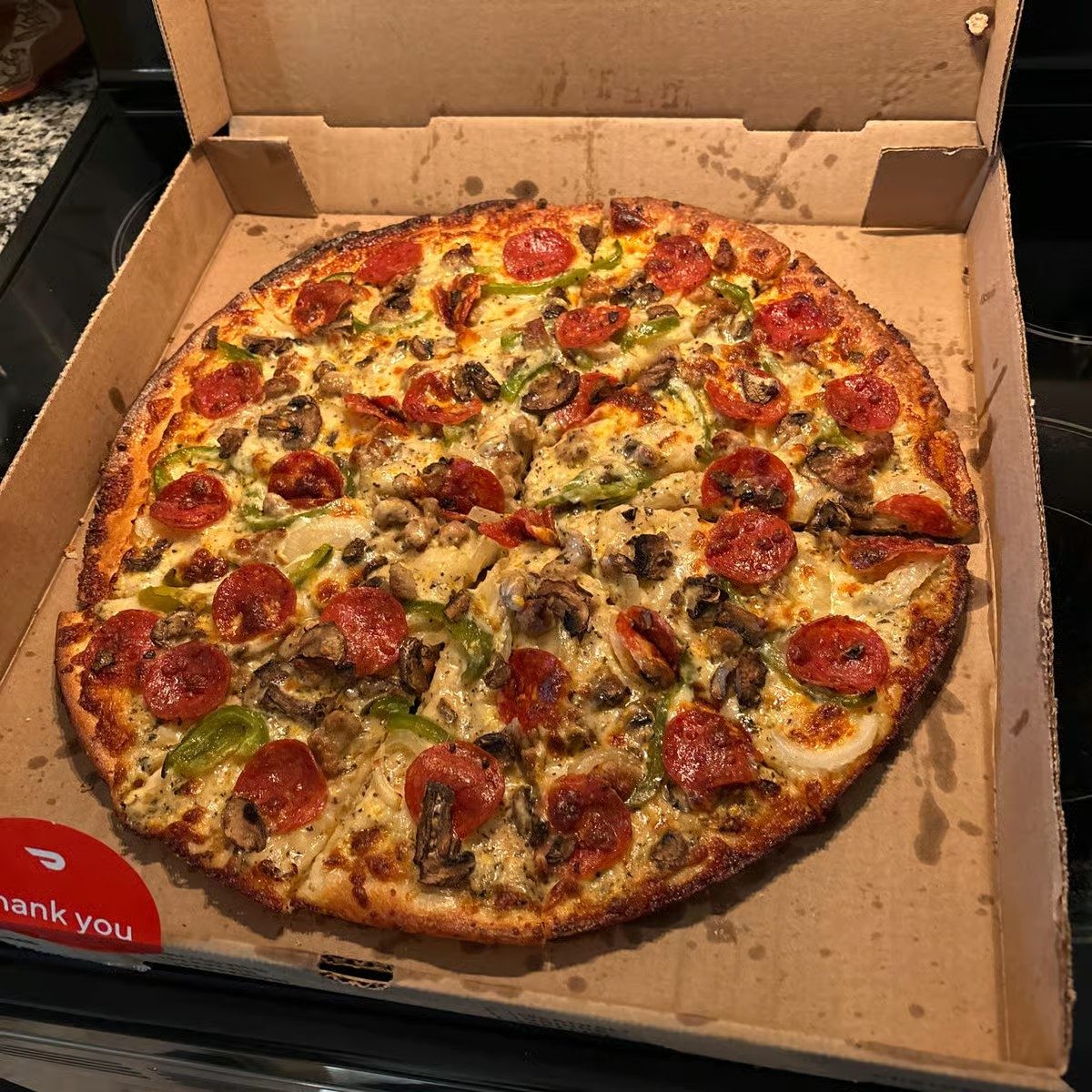 Village Special Pizza.