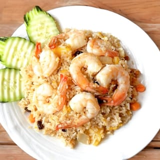 Kao Pad Goong Ga-Ree (Yellow Curry Fried Rice)