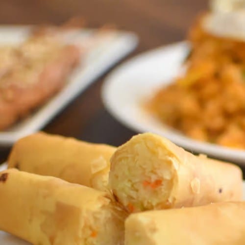 Veggie Spring Rolls 素菜春卷.