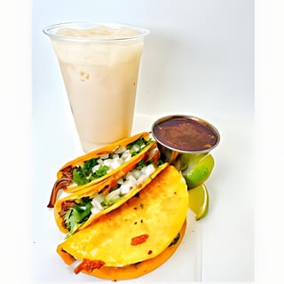 #1 3 Birria Tacos, Consome & Fountain Drink