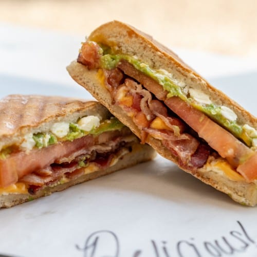 Nyah's Avocado Melt Sandwich.