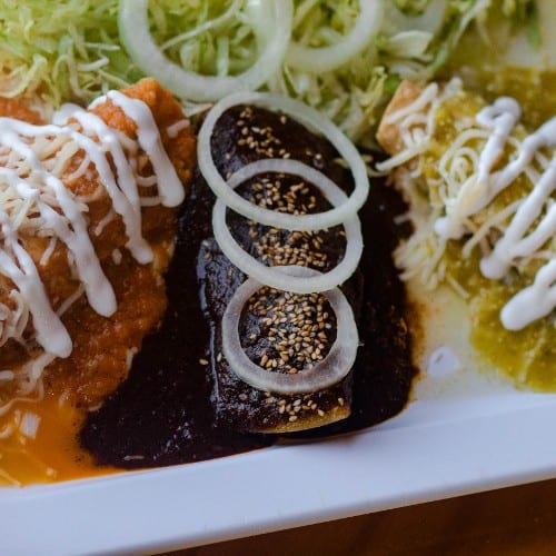 Enchiladas Trio.