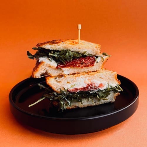 Sun Dried tomato panino.