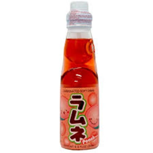 Japanese Drink: Yappari Ramune Peach.