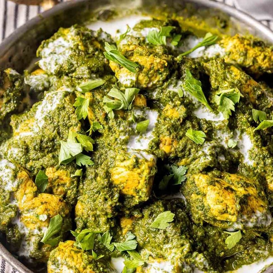 Chicken Saag (Ckn+Spinach).