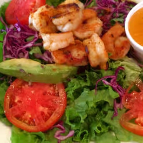 Shrimp & Avocado Fresh Salad.