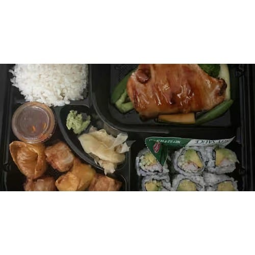 Salmon Teriyaki Bento Box.