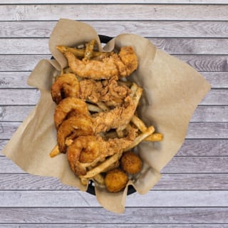 Jumbo shrimp (4) & tenders (4)