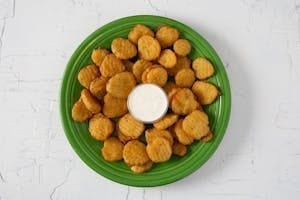 Fried Pickle Slices.