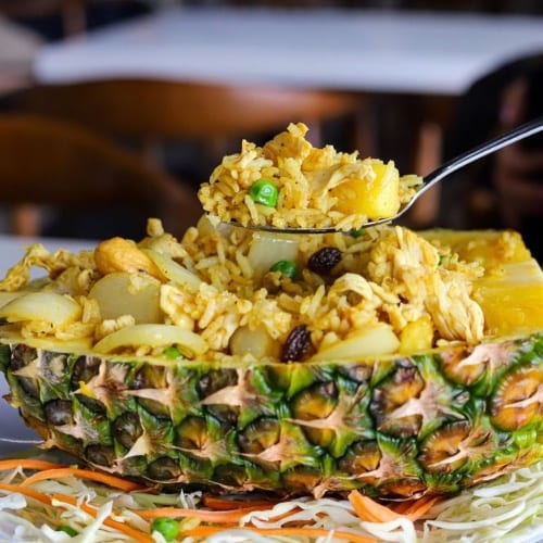 Pineapple Curry Fried Rice.