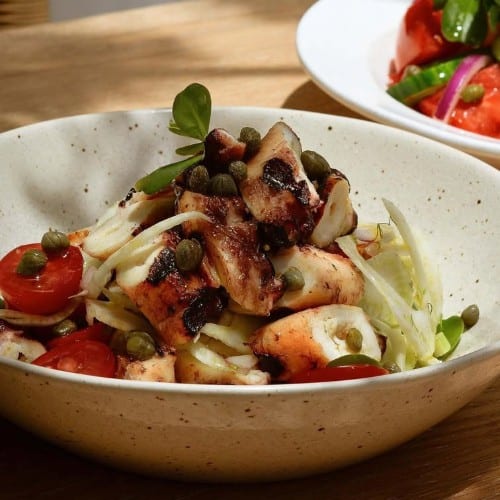 Octopus Fennel Salad.