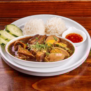 Braised Pork Belly with Eggs