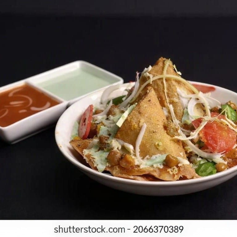 Samosa Chaat.