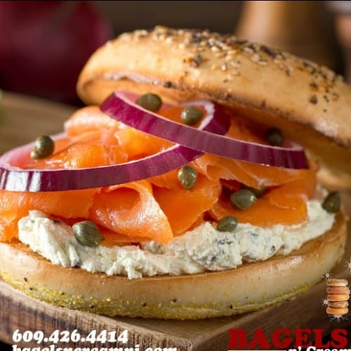 Bagel With Nova Scotia Lox & Cream Cheese.