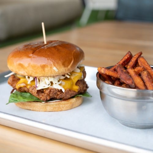 Spicy Fried Chicken Sandwich.