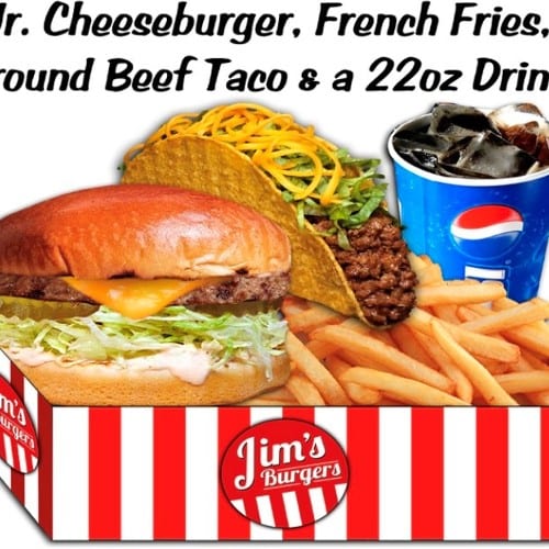 Jr. Cheeseburger/Taco Box.