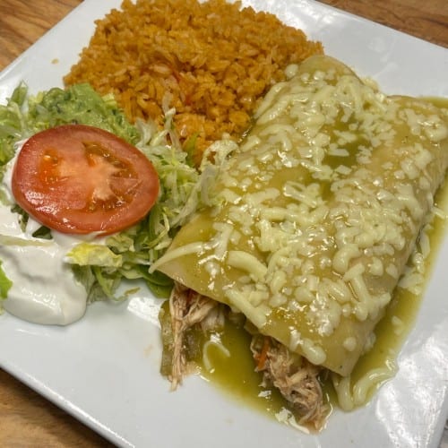 133. Enchiladas Verdes.