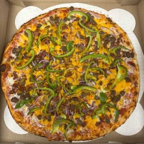 Bacon Cheddar Burger Pizza (12").