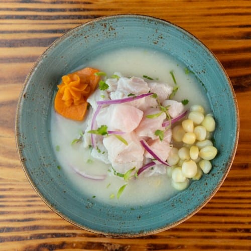 Ceviche Tradicional with Rocoto.