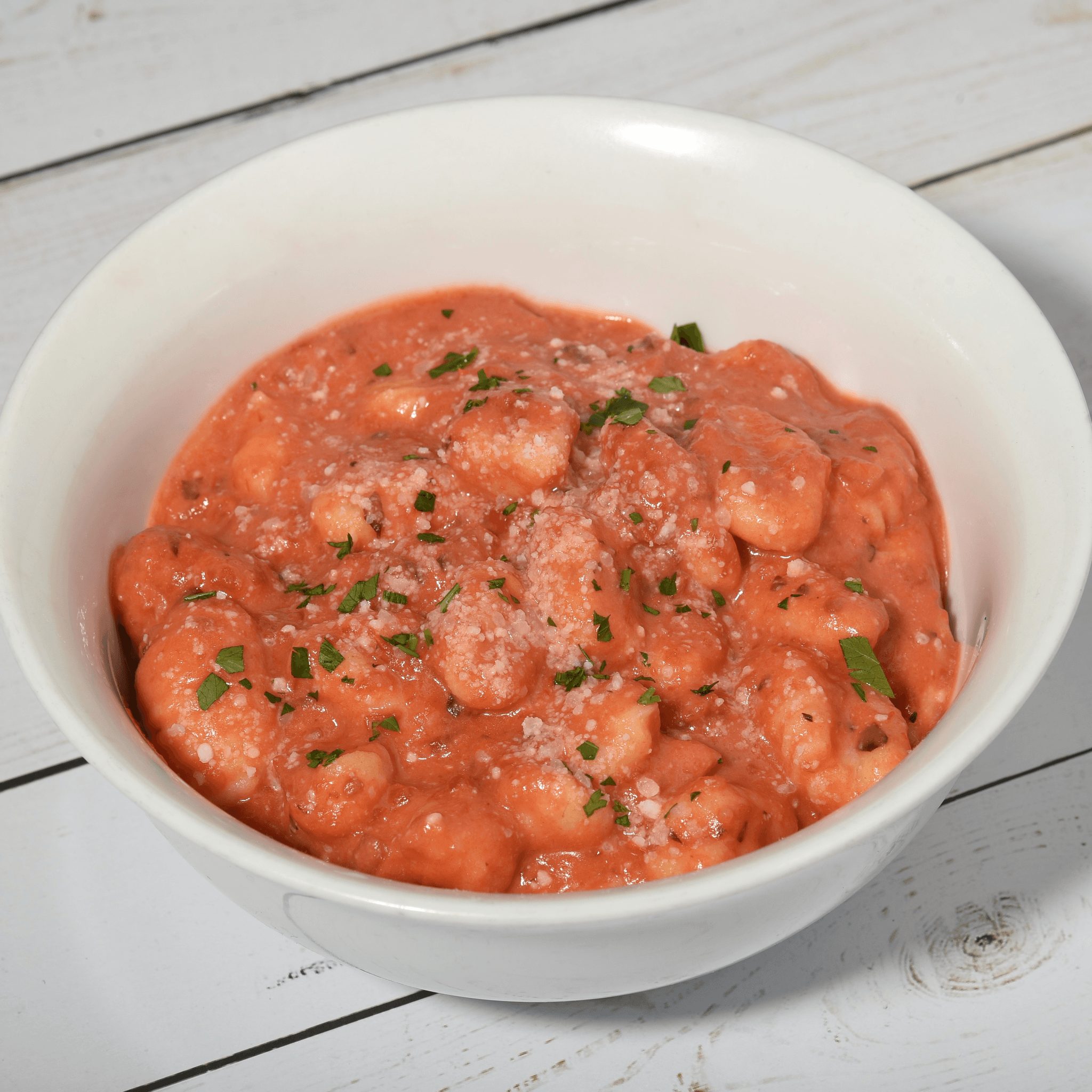 Gnocchi  Tomato-Basil Cream.