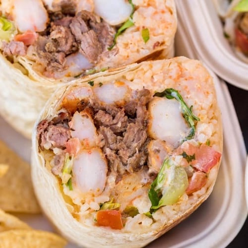 Surf & Turf Burrito.