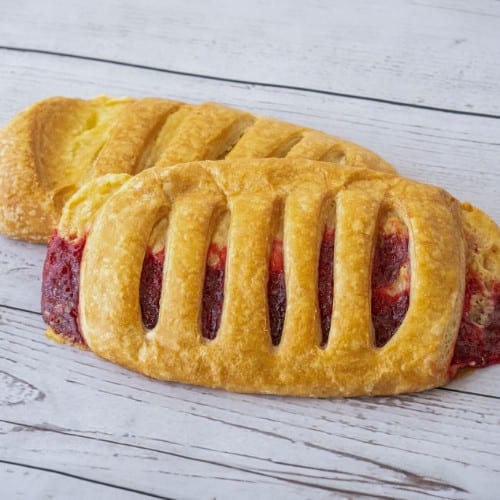Strawberry & Cream Cheese Croissant.
