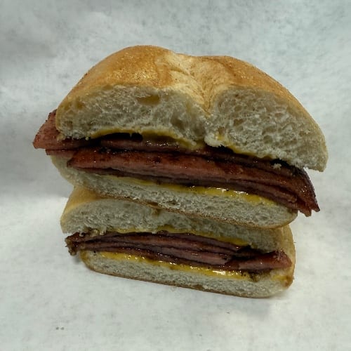 Pork Roll & Cheese Sandwich.