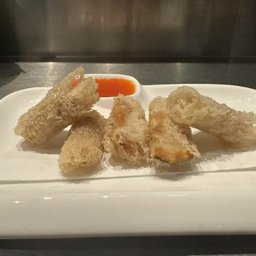 Shrimp Crab Meat Spring Roll.