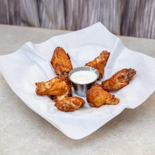 Saucy's Signature Wings (6 Wings).