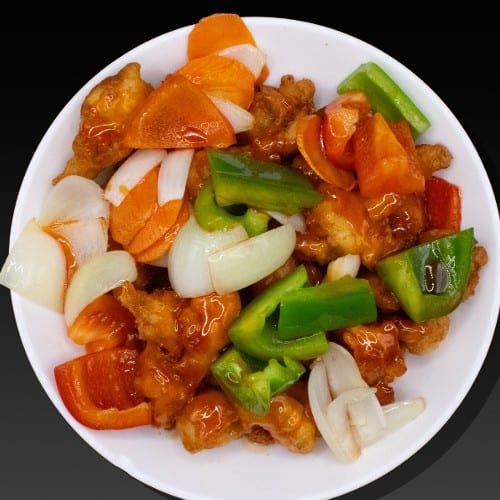 Sweet & Sour Chicken.