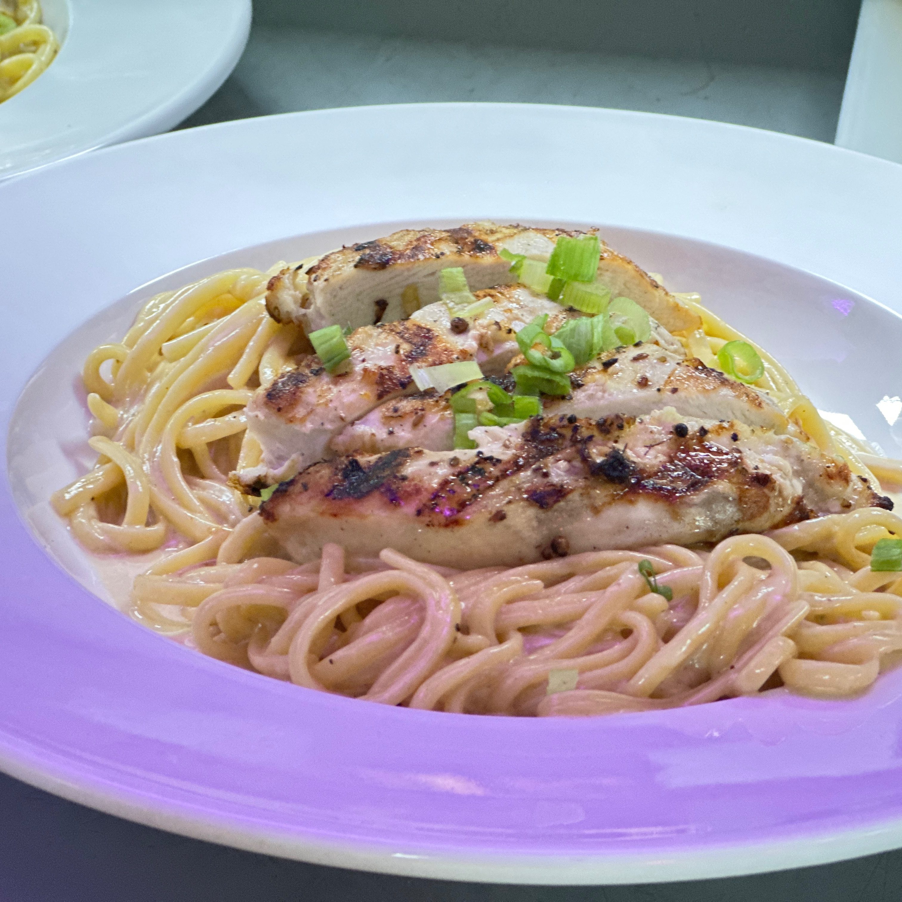 Lunch Chicken Linguini.