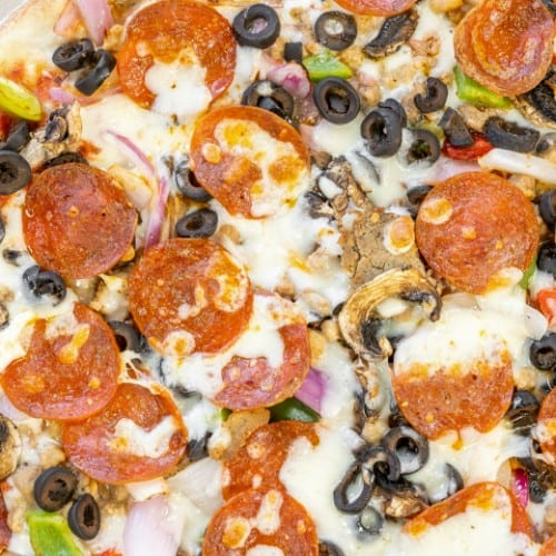 Personal Supreme Pizza.