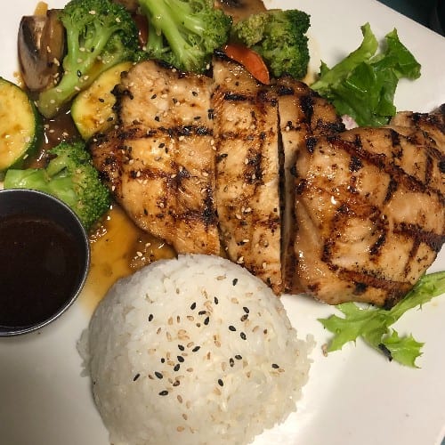 Grilled Sesame-Soy Chicken.