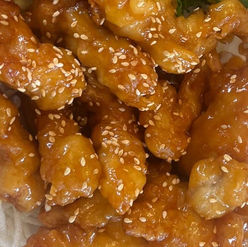 Sweet & Sour Chicken.