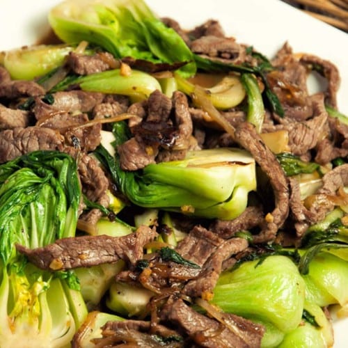 Shanghai Choy with Beef.