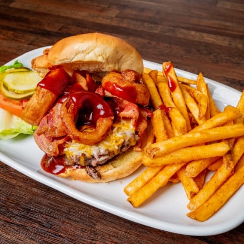 Dallas BBQ Cheeseburger.