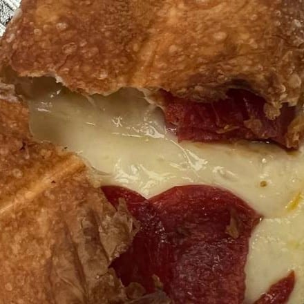 Pepperoni  & Cheese Panzarotti.