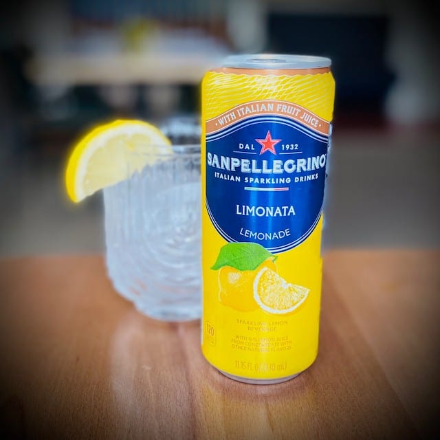 Pelligrino Limonata Soda.