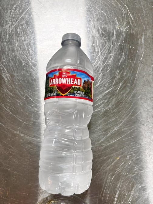 Arrowhead Bottled Water.