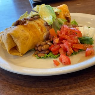 Queso Breakfast Burrito