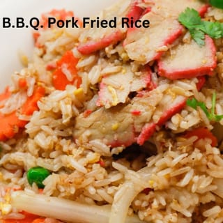 B.B.Q. Pork Fried Rice