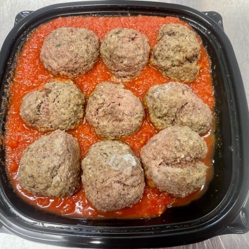 Meatballs & Sauce 9 Count.
