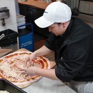 G.O.A.T NY Style Thin Crust Pizza (Small (6 Slices))